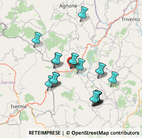 Mappa Via Municipio, 86097 Chiauci IS, Italia (7.0665)