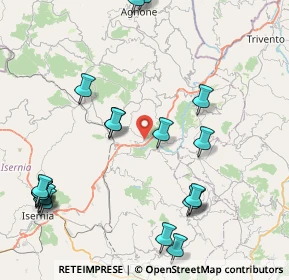 Mappa Via Municipio, 86097 Chiauci IS, Italia (11.0525)