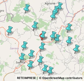 Mappa Via Giuseppe Garibaldi, 86097 Pescolanciano IS, Italia (9.5935)