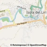 Mapa Isola del Liri