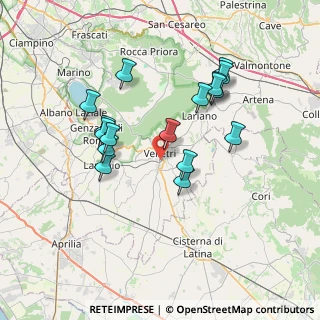 Mappa 00049 Velletri RM, Italia (7.23471)