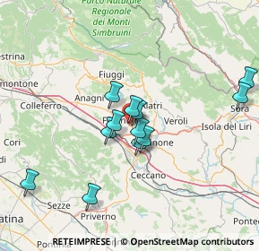 Mappa Via Trinelle, 03013 Ferentino FR, Italia (13.10417)