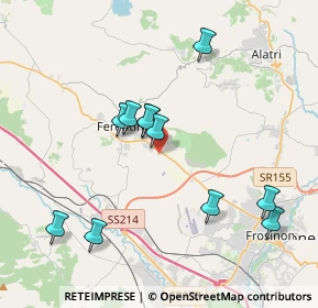 Mappa Via Trinelle, 03013 Ferentino FR, Italia (3.98)