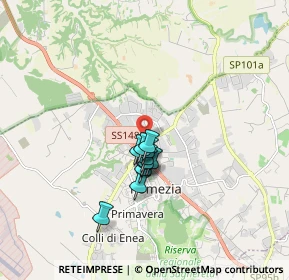 Mappa Via Orvieto, 00071 Area Produttiva RM, Italia (1.19364)