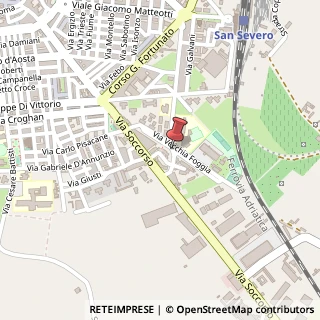 Mappa Via Guglielmo Marconi, 157, 71016 San Severo, Foggia (Puglia)