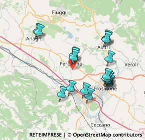 Mappa , 03013 Ferentino FR, Italia (7.4945)