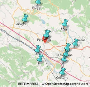 Mappa , 03013 Ferentino FR, Italia (8.4075)