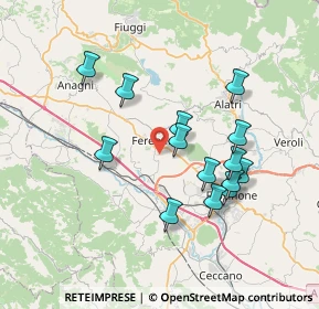 Mappa , 03013 Ferentino FR, Italia (7.09929)