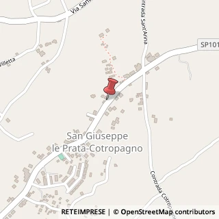 Mappa Via S. Giuseppe Le Prata, 61, 03029 San Giuseppe Le Prata-cotropagno FR, Italia, 03029 Veroli, Frosinone (Lazio)