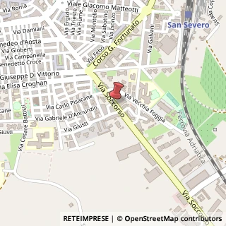 Mappa Via Soccorso, 265, 71016 San Severo, Foggia (Puglia)