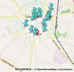 Mappa Via Carlo Pisacane, 71016 San Severo FG, Italia (0.88133)