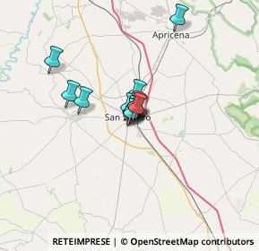 Mappa Via Carlo Pisacane, 71016 San Severo FG, Italia (3.84333)