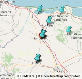 Mappa Via Carlo Pisacane, 71016 San Severo FG, Italia (11.68333)