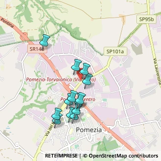 Mappa Via Castelli Romani, 00071 Pomezia RM, Italia (0.91462)