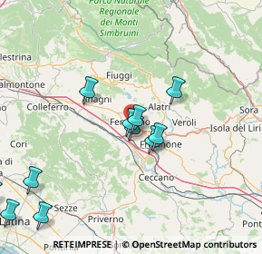 Mappa , 03013 Ferentino FR, Italia (20.02667)