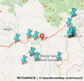 Mappa Via Reggimento, 03025 Monte San Giovanni Campano FR, Italia (5.04765)
