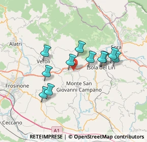 Mappa Via Reggimento, 03025 Monte San Giovanni Campano FR, Italia (6.42182)