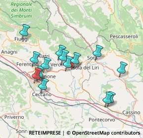 Mappa Via Reggimento, 03025 Monte San Giovanni Campano FR, Italia (14.99857)