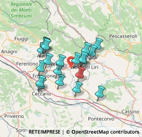 Mappa Via Reggimento, 03025 Monte San Giovanni Campano FR, Italia (11.6265)