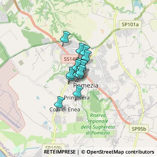 Mappa Via Plinio, 00071 Pomezia RM, Italia (0.77933)
