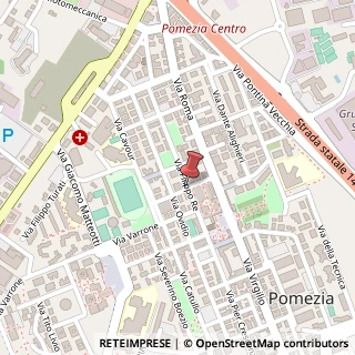 Mappa Via Filippo Re, 17 B, 00071 Pomezia, Roma (Lazio)