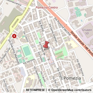 Mappa Via Filippo Re, 6E, 00071 Pomezia, Roma (Lazio)