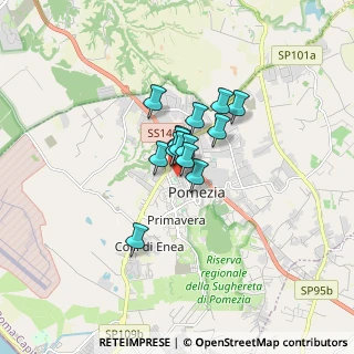 Mappa Via Ovidio, 00071 Pomezia RM, Italia (0.91214)