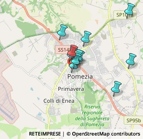 Mappa Via Ovidio, 00071 Pomezia RM, Italia (1.42909)