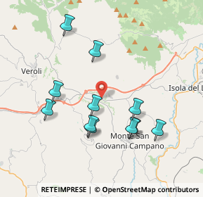 Mappa SP 278, 03029 Veroli FR (3.92636)