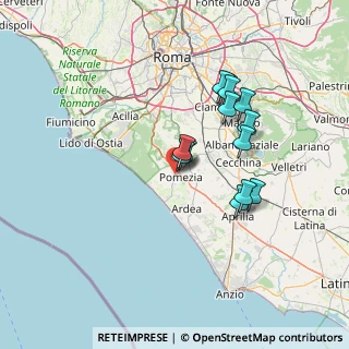 Mappa Via Don Tazzoli, 00071 Pomezia RM, Italia (12.62923)