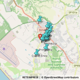 Mappa Via Don Tazzoli, 00071 Pomezia RM, Italia (1.00333)