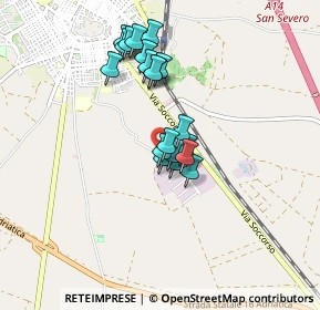 Mappa Via Tedoro Tardio, 71016 San severo FG, Italia (0.741)