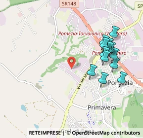 Mappa Via Tito Speri, 00071 Pomezia RM, Italia (1.06769)