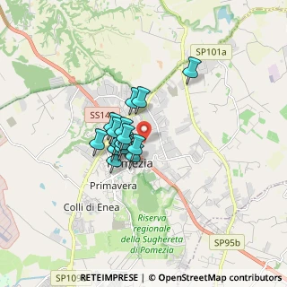 Mappa 00071 Area Produttiva RM, Italia (1.11933)