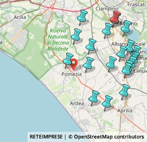 Mappa 00071 Area Produttiva RM, Italia (10.074)