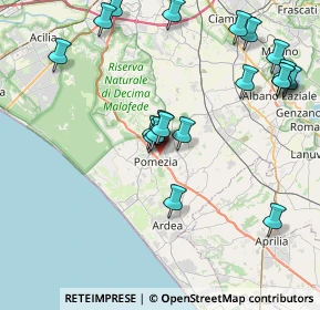 Mappa 00071 Area Produttiva RM, Italia (9.4145)