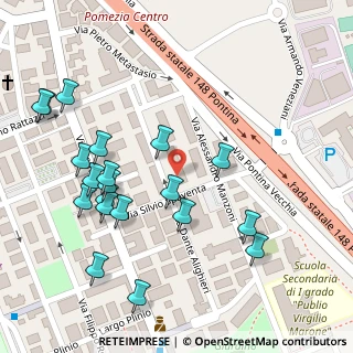 Mappa Via Silvio Spaventa, 00071 Pomezia RM, Italia (0.151)