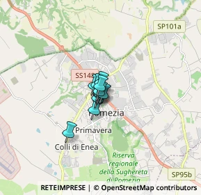 Mappa Via Silvio Spaventa, 00071 Pomezia RM, Italia (0.55545)