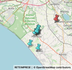 Mappa Via Silvio Spaventa, 00071 Pomezia RM, Italia (3.65)