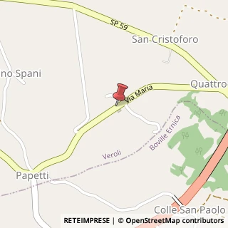 Mappa 19 Via S. Cristoforo, Veroli, FR 03029, 03029 Case Campoli-panetta FR, Italia, 03029 Veroli, Frosinone (Lazio)