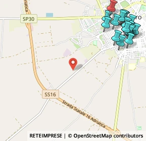 Mappa Via Castelnuovo Km 1, 71016 San Severo FG, Italia (1.716)