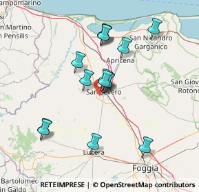 Mappa Via Castelnuovo Km 1, 71016 San Severo FG, Italia (13.784)