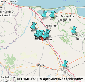 Mappa Via Castelnuovo Km 1, 71016 San Severo FG, Italia (9.79143)