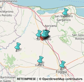 Mappa Via Castelnuovo Km 1, 71016 San Severo FG, Italia (9.94455)