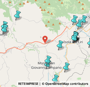 Mappa SS214, 03025 Monte San Giovanni Campano FR, Italia (6.049)