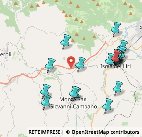 Mappa SS214, 03025 Monte San Giovanni Campano FR, Italia (4.7155)