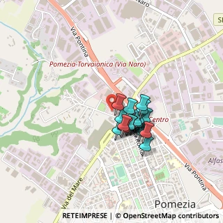Mappa Via Motomeccanica, 00071 Pomezia RM, Italia (0.312)