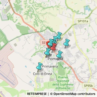Mappa Via Motomeccanica, 00071 Pomezia RM, Italia (0.89182)