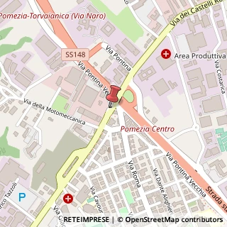 Mappa Via Pontina Vecchia, 107, 00071 Pomezia, Roma (Lazio)