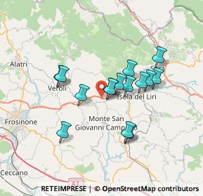 Mappa SR214, 03025 Monte San Giovanni Campano FR, Italia (6.00933)